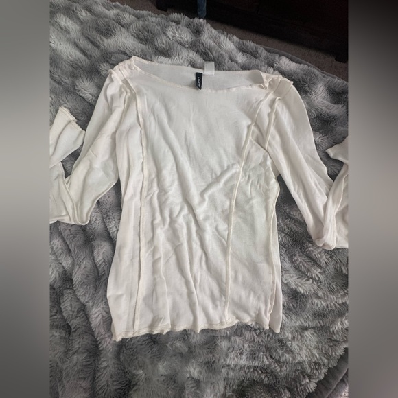 H&M Cream Blouse - Picture 1 of 2